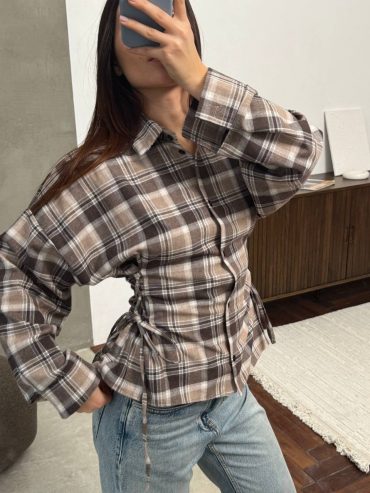 Сорочка фланель клітинка бічна шнурівка 425 купити photo 2026 02 18 06 00 31