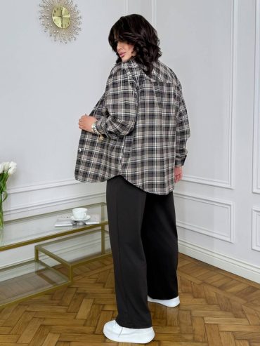 Комплект фланелева сорочка в клітинку штани з утяжкою знизу 224 купити photo 2026 02 28 11 57 46