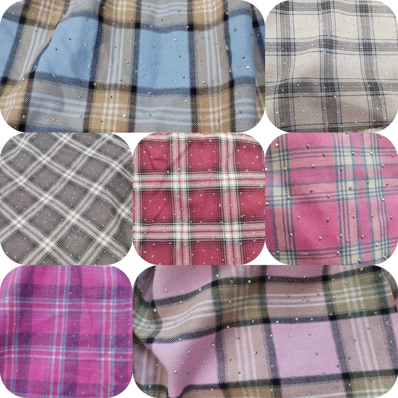 Сорочка в клітинку зі стразами 815 купити photo 2026 03 27 11 54 03