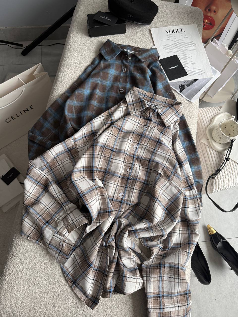 Батальна оверсайз сорочка в клітинку фланель 431 купити photo 2026 03 02 11 30 36