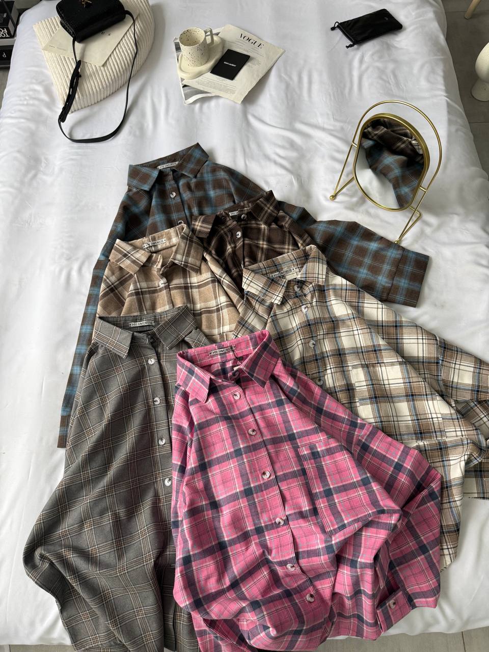 Батальна оверсайз сорочка в клітинку фланель 431 купити photo 2026 03 02 11 30 51