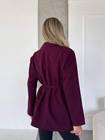 Подовжений піджак пояс з плечиками 1679 купити photo 2026 03 06 14 41 22 2