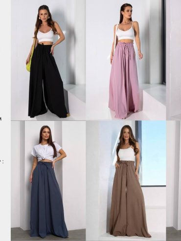 Літні вільні брюки-спідниця із кишенями софт 527 купити photo 2026 03 10 12 20 43