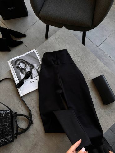 Чорні щільні легінси зі шнурівкою 109 купити photo 2026 03 10 14 21 36 2