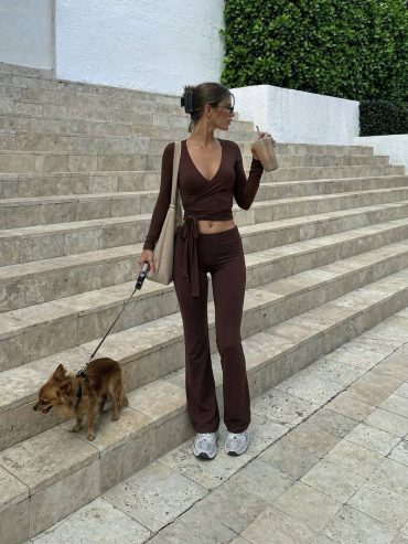 Костюм лонг запах лосини з підворотом 2394 купити photo 2026 03 11 03 38 11