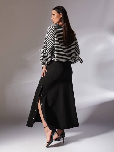 Костюм чорна спідниця максі кофта смужка 139 купити photo 2026 03 11 13 32 28 2