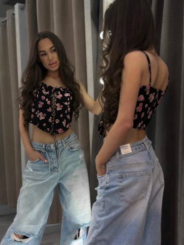 Корсет з квітковим принтом 462 купити photo 2026 03 14 06 10 43