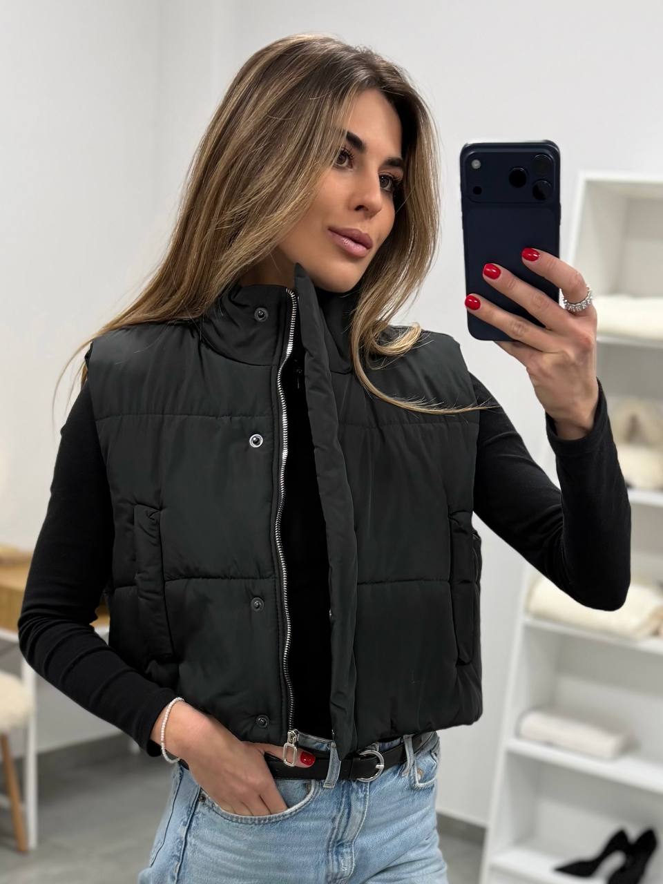 Коротка жилетка букле 200 4297 купити photo 2026 03 18 19 45 54