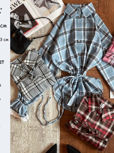 Сорочка фланель клітинка мереживо 709 купити photo 2026 03 24 17 58 24