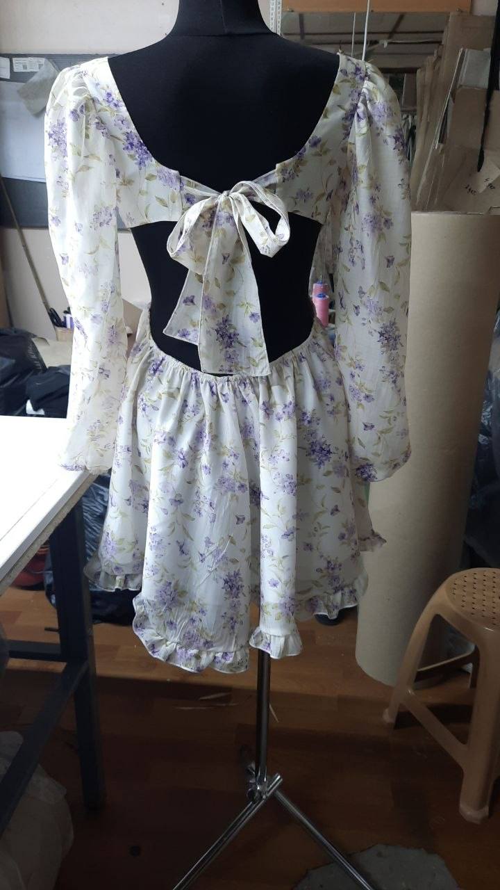 Квіткова сукня тенсел зав'язка спинка 0117 купити photo 2026 03 26 19 09 53 2