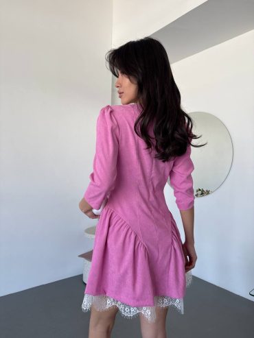 Вельветова сукня з білим мереживом 078 купити photo 2026 03 26 19 14 46 2