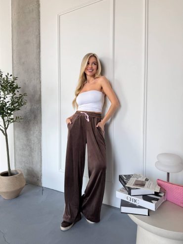 Широкі велюрові штани з лампасами 454 купити photo 2026 03 26 19 18 45