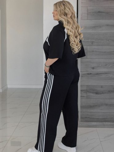 Брючний костюм кольорові вставки по проймі 346 купити photo 2026 03 26 19 44 13