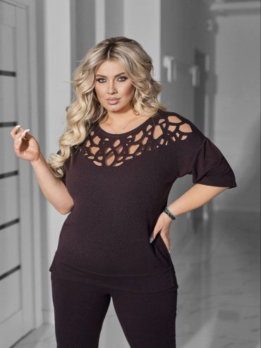 Брючний костюм ажурна горловина 325 купити photo 2026 03 26 19 45 16 2