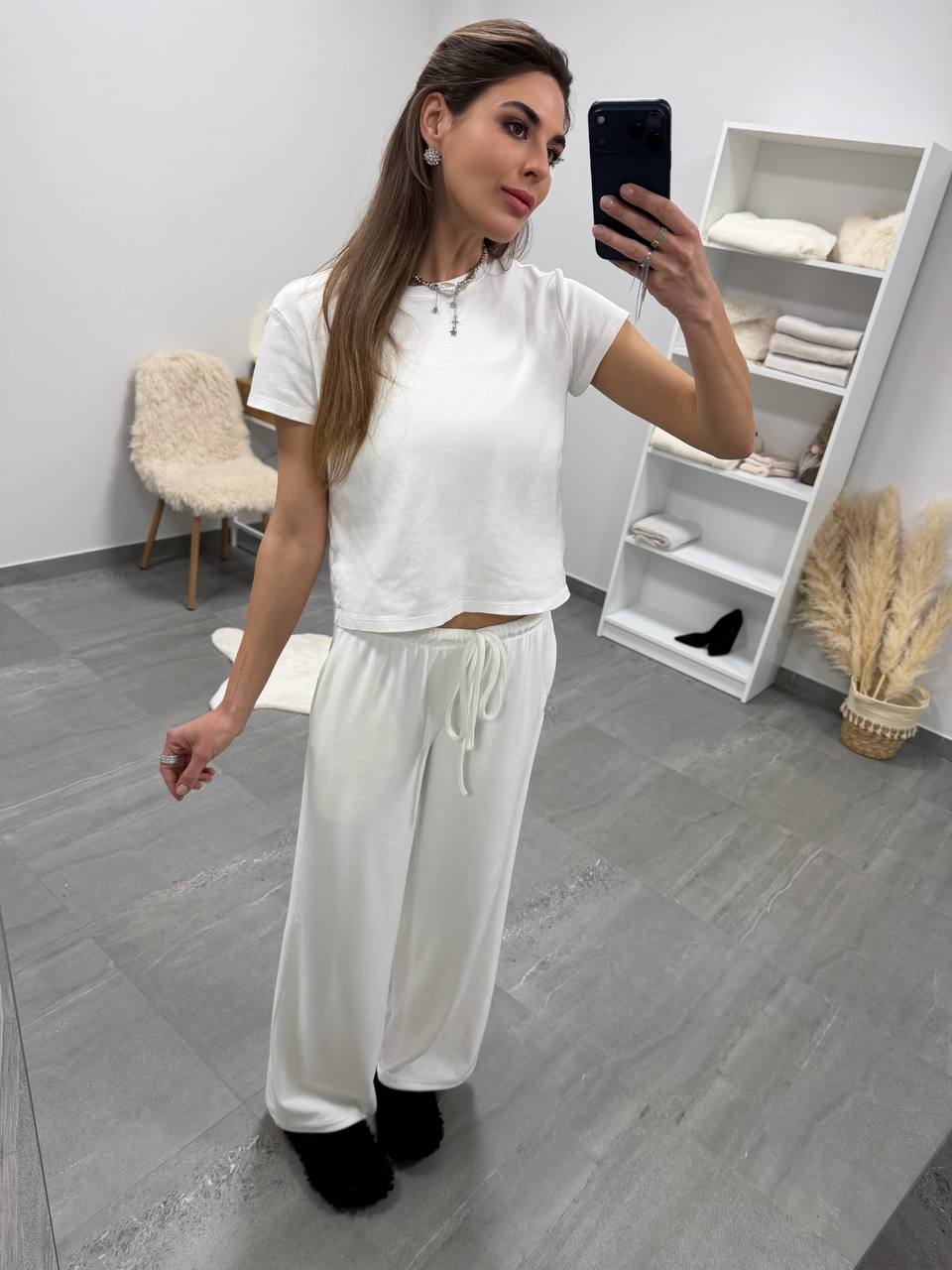 Прямі велюрові брюки 1839 купити photo 2026 04 07 08 55 14