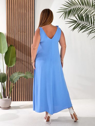 Довга сукня на бретелях жатка 1010 купити photo 2026 04 07 22 41 52