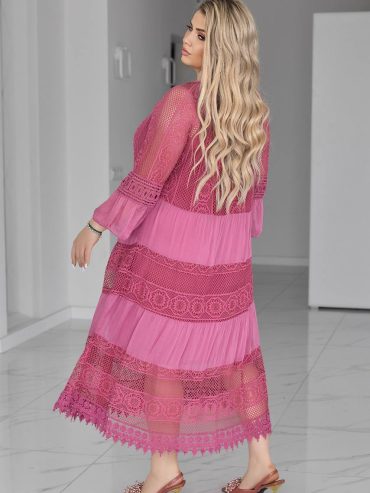 Романтична сукня вільного крою з мереживними вставками 2038 купити photo 2026 04 08 01 09 24 2