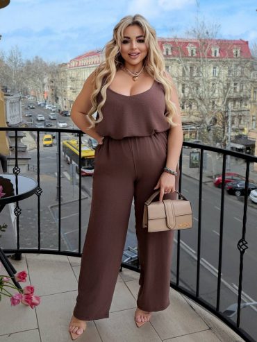 Брючний костюм жатка трійка майка накидка 8958 купити photo 2026 04 10 13 29 09