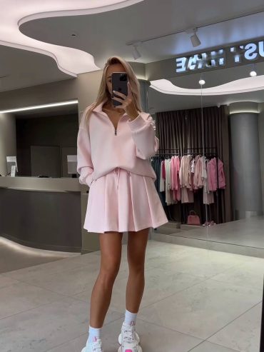 Трикотажний костюм спідниця теніска толстовка 529 купити photo 2026 04 10 15 08 55