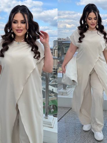 Брючний костюм софт асиметричний верх 1377 купити photo 2026 04 17 14 39 08