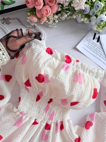 Ніжне муслінове плаття з сердечками 675 купити photo 2026 04 22 16 09 25