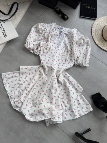 Сукня комбінезон імітація корсету софт квітковий принт 5637 купити photo 2026 04 22 16 11 31