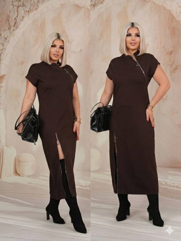 Сукня максі декорована двома блискавками 1405 купити photo 2026 04 24 08 45 50