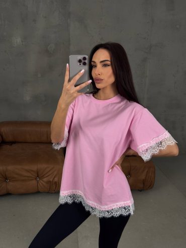 Футболка oversize з мереживом 1086 купити photo 2026 04 24 10 10 08