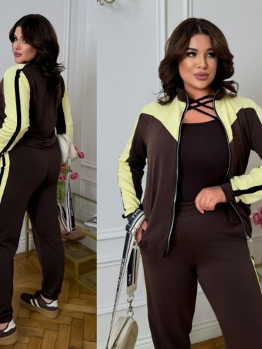 Спортивний костюм жовті вставки 7204 купити photo 2026 04 26 10 25 07