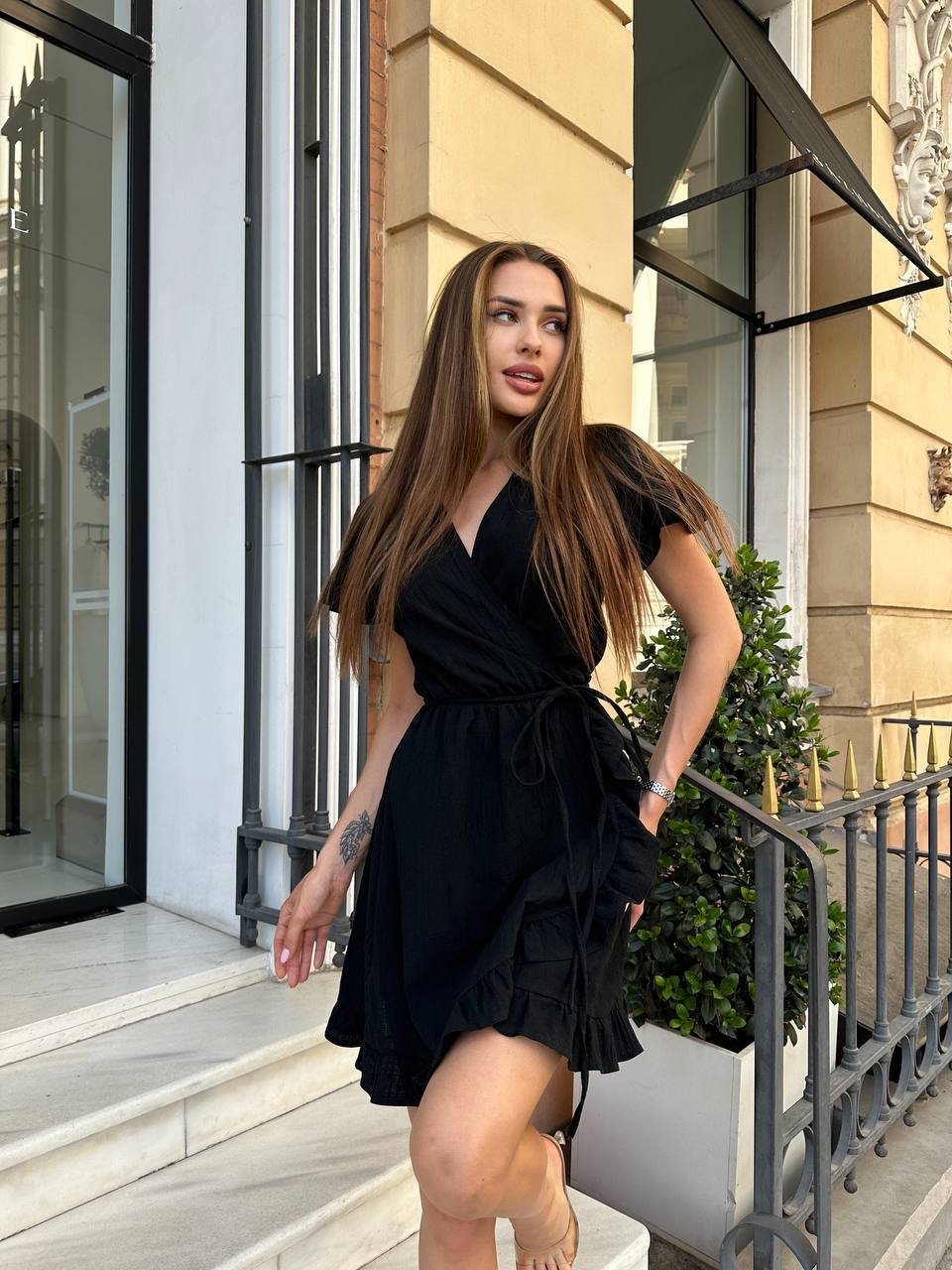 Сукня льон жатка запах 457 купити photo 2026 05 22 16 59 55